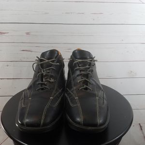 Santoni Club HIGH QUALITY Black Leather Sneakers